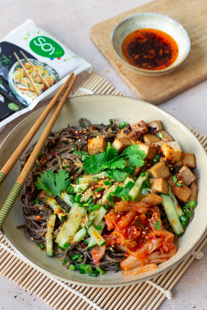 Wok asiatique veggie avec légumes