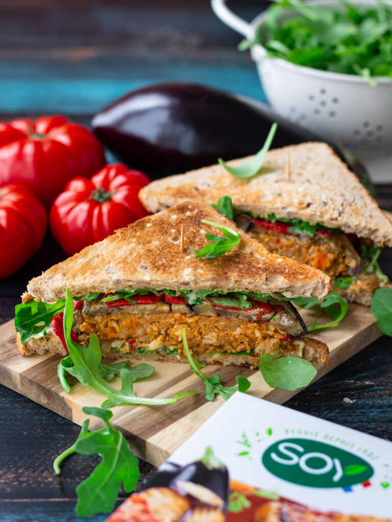 Croques-monsieur aux légumes et recette de la marque SOY