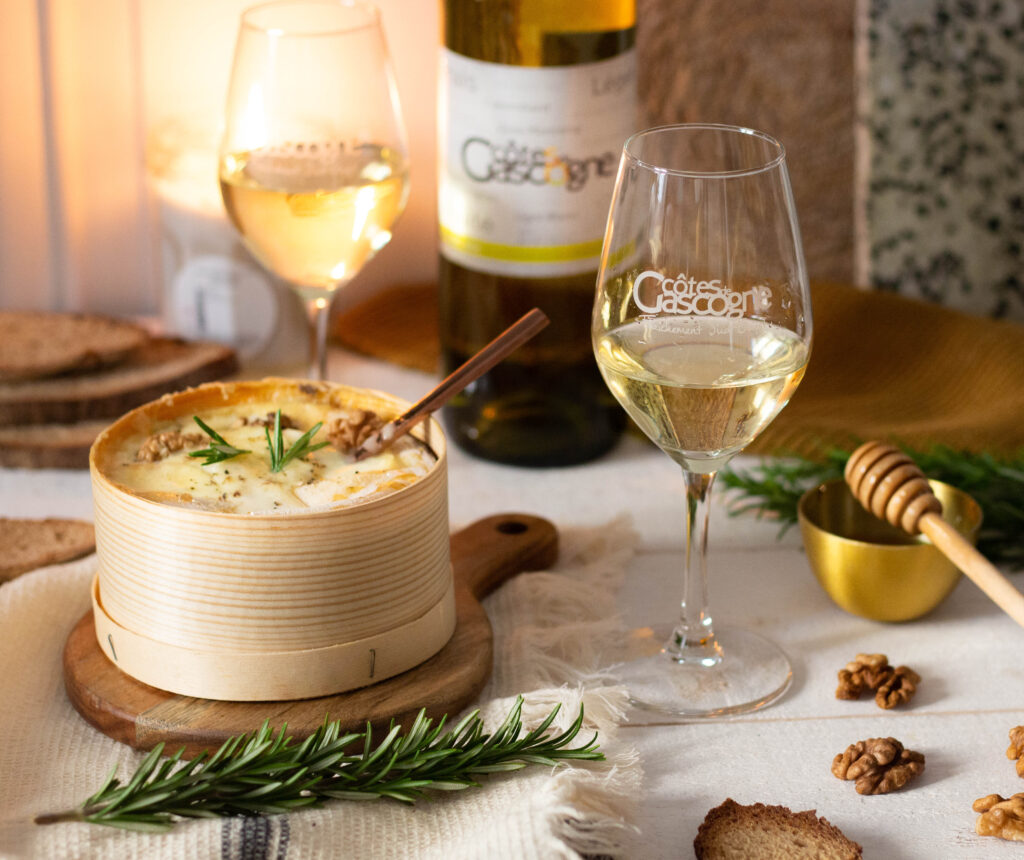 Montdor fondu et vin blanc Côtes de Gascogne, client de l'agence Indie