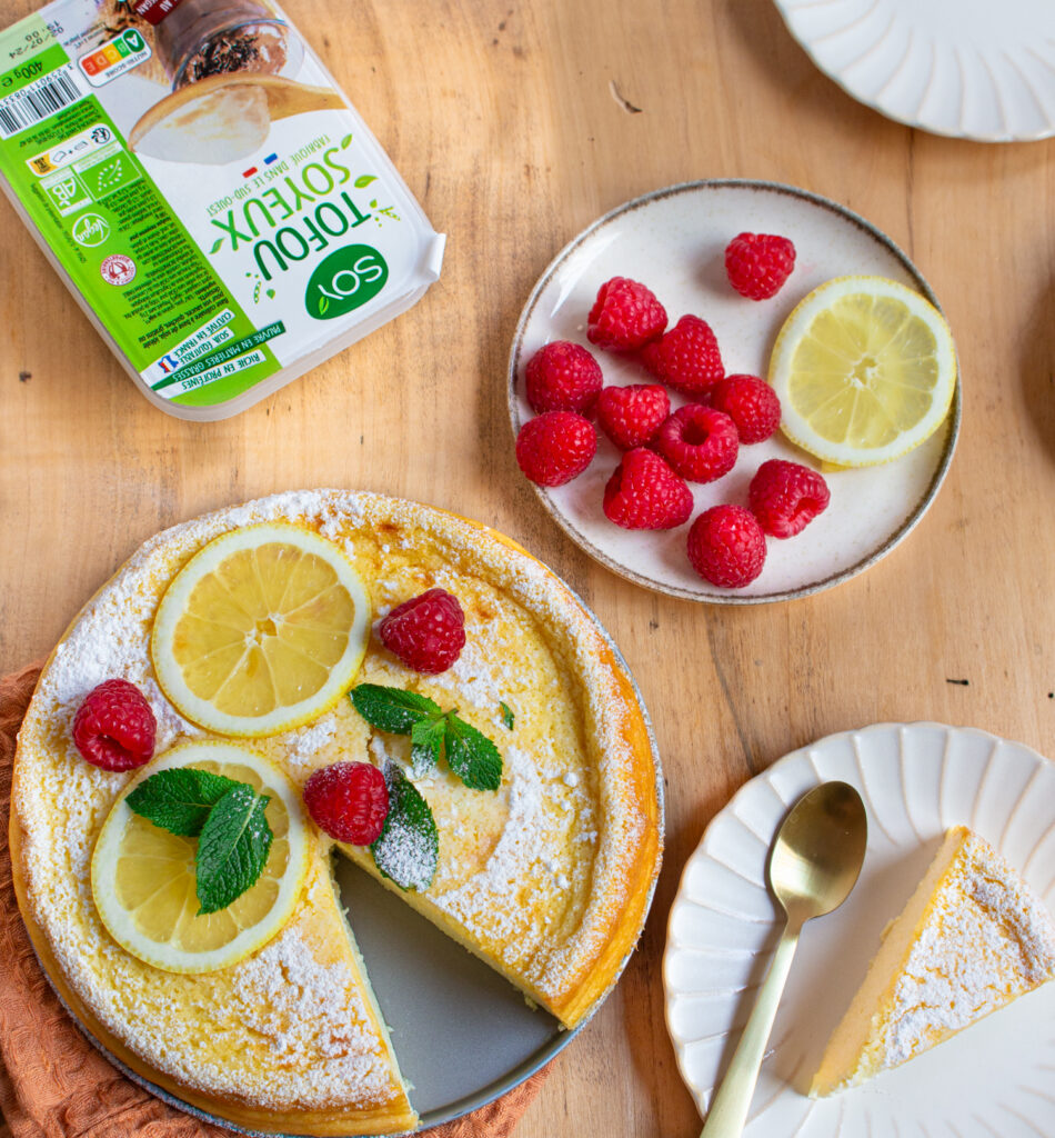 Cheesecake japonais veggie SOY agence Indie